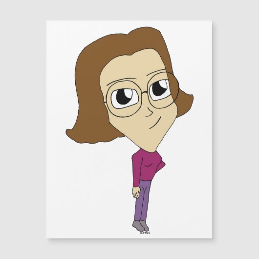 Carte Magnétique chibi (Devant)