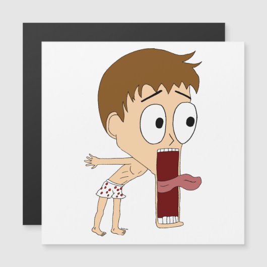 Carte Magnétique chibi (Devant / Derrière)