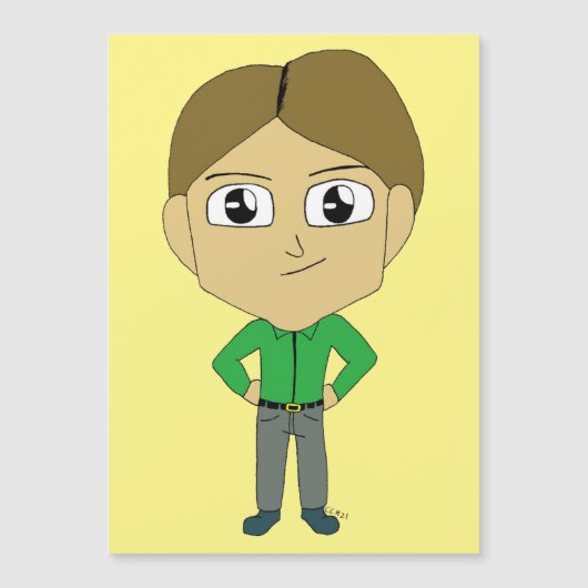 Carte Magnétique chibi (Devant)