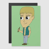 Carte Magnétique chibi (Devant / Derrière)