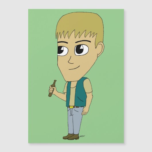 Carte Magnétique chibi (Devant)