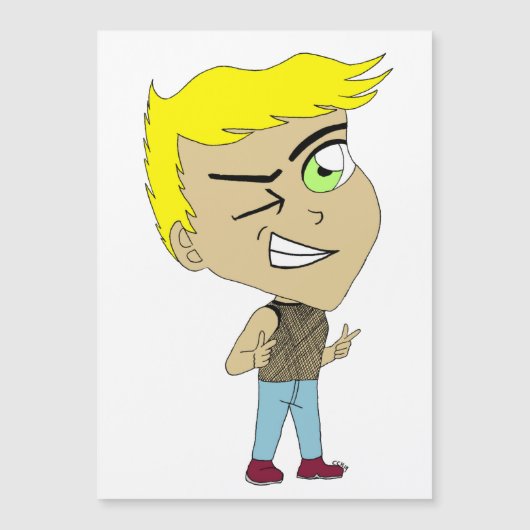 Carte Magnétique chibi (Devant)