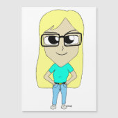 Carte Magnétique chibi (Devant)