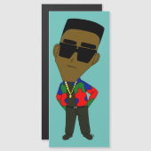 Carte Magnétique chibi (Devant / Derrière)