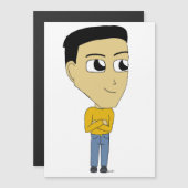 Carte Magnétique chibi (Devant / Derrière)