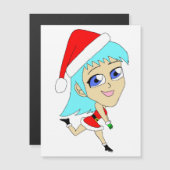 Carte Magnétique chibi (Devant / Derrière)