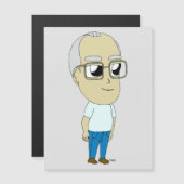 Carte Magnétique chibi (Devant / Derrière)