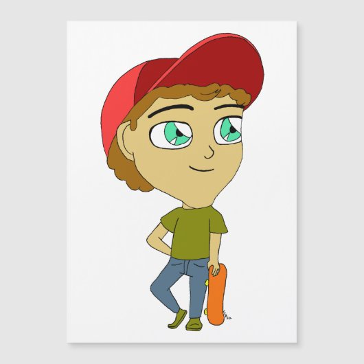 Carte Magnétique chibi (Devant)