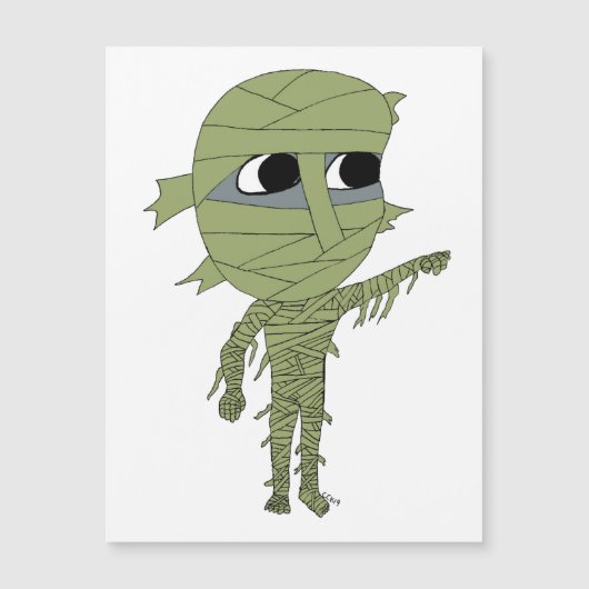 Carte Magnétique chibi mummy (Devant)
