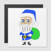 Carte Magnétique chibi Santa Claus (Devant / Derrière)