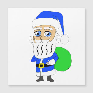 Carte Magnétique chibi Santa Claus
