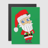 Carte Magnétique chibi santa claus (Devant / Derrière)