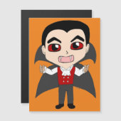 Carte Magnétique chibi vampire (Devant / Derrière)