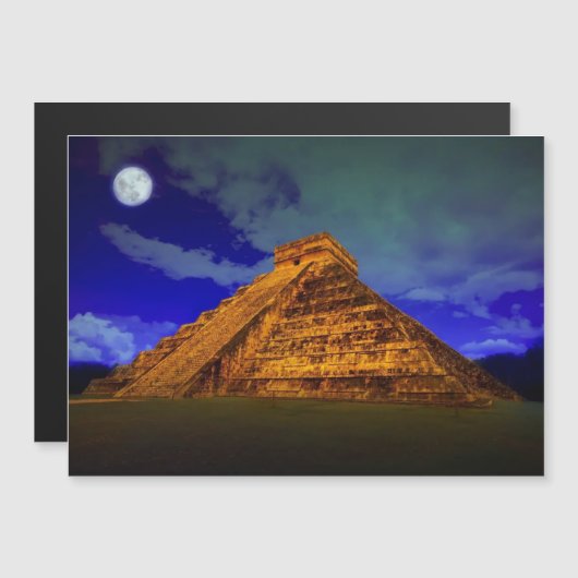 Carte magnétique Chichen Itza (Devant / Derrière)