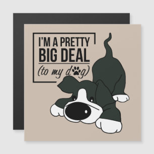 Carte Magnétique Chien cousu