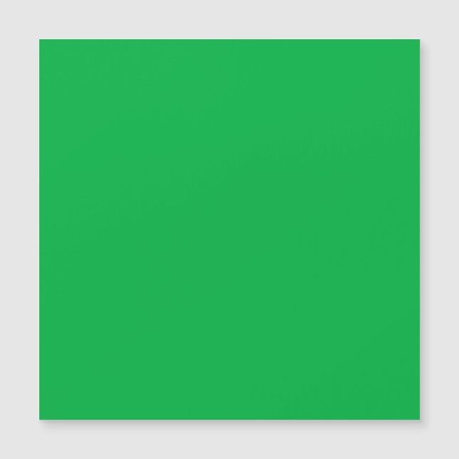 Carte Magnétique Chroma couleur clé vert (Devant)