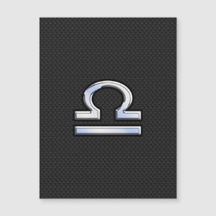 Carte Magnétique Chrome Comme Libra Symbole Zodiac Serpent Décor d