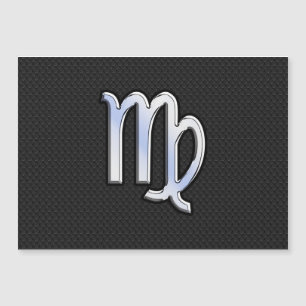 Carte Magnétique Chrome Comme Virgo Zodiac Connexion peau de serpen