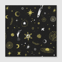 Ciel nocturne : motif cosmique sans soudure.