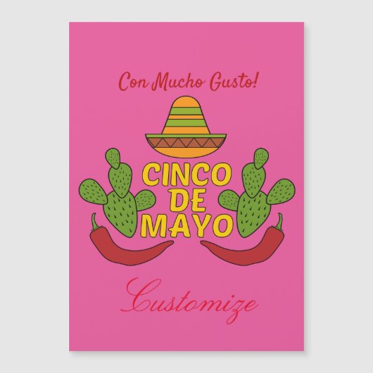 Carte Magnétique Cinco de Mayo Thunder_Cove (Devant)