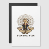 Carte Magnétique Citation de Je Suis Ce Que Je Suis Mème (Devant / Derrière)