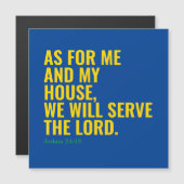 Carte Magnétique Citation De La Bible Catholique Nous Serons Le Lor (Devant / Derrière)