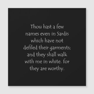 Carte Magnétique Citation de l'écriture Révélation 3 4