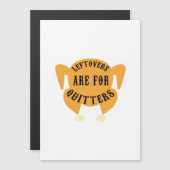 Carte Magnétique Citation de Thanksgiving Essentiel - Les restes so (Devant / Derrière)