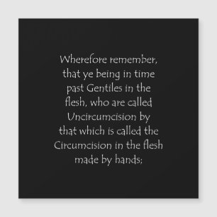 Carte Magnétique Citation Éphésiens 2 11