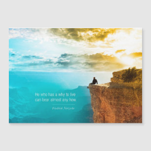 Carte Magnétique Citation Friedrich Nietzsche Nature Aventure Natur