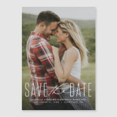 Carte Magnétique Classic enregistrer la date aimant photo verticale (Devant)