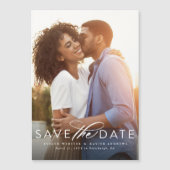 Carte Magnétique Classic enregistrer la date aimant photo verticale (Devant)