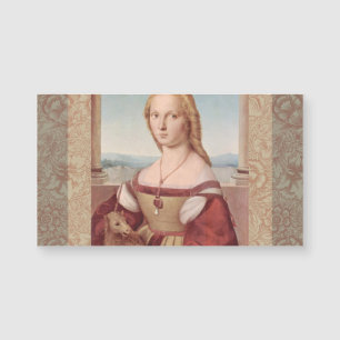 Carte Magnétique Classique Raphael Lady et Unicorn