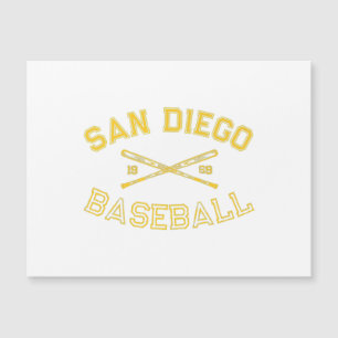 Carte Magnétique Classique San Diego Californie Fan de Baseball Rét
