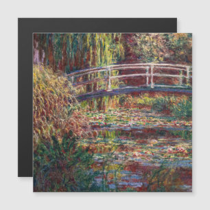 Carte Magnétique Claude Monet - Bassin aux nymphéas, harmonie rose