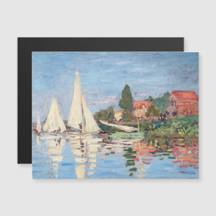 Carte Magnétique Claude Monet - Régates à Argenteuil