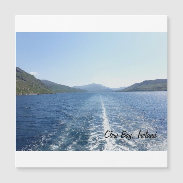 Carte Magnétique Clew Bay, Irlande (Devant)