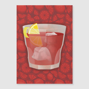 Carte Magnétique cocktail Americano