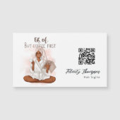 Carte Magnétique Code QR de beauté et de mode capillaire (Devant)