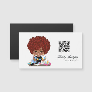 Carte Magnétique Code QR de la reine d'art