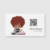 Carte Magnétique Code QR de la Reine de l'Artisanat (Devant)