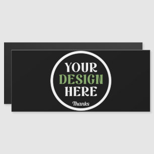 Carte Magnétique Code QR de logo noir personnalisé pour la marque c