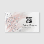 Carte Magnétique Code QR de planificateur de mariage (Devant)