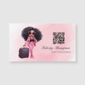 Carte Magnétique Code QR du coordinateur d'événements (Devant)