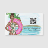 Carte Magnétique Code QR du coordinateur d'événements (Devant)