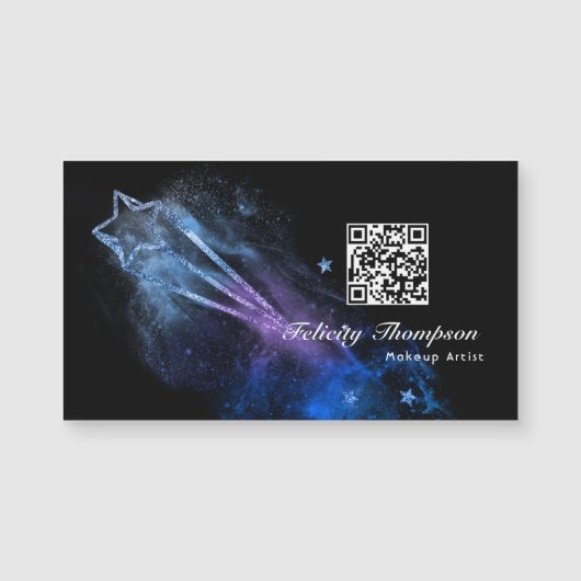 Carte Magnétique Code QR Galaxy (Devant)