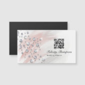 Carte Magnétique Code QR wedding planner (Devant / Derrière)