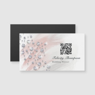 Carte Magnétique Code QR wedding planner