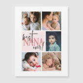 Carte Magnétique Collage photo Best Nana Ever (Devant)
