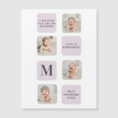 Carte Magnétique Collage Photo & Meilleure Grand-Mère Jamais Meille (Devant)